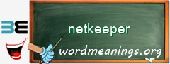 WordMeaning blackboard for netkeeper